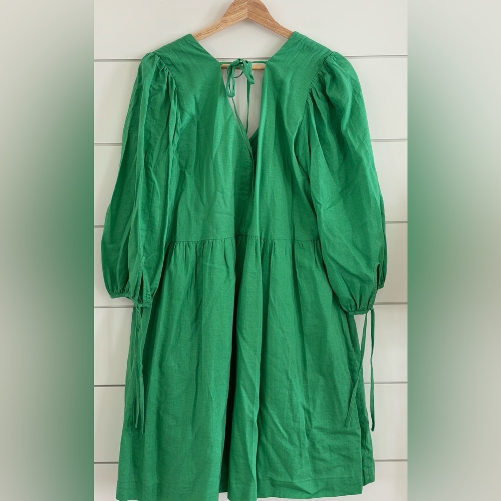 EVERY V-Neck Linen Blend Sundress NWT - Picture 4 of 4